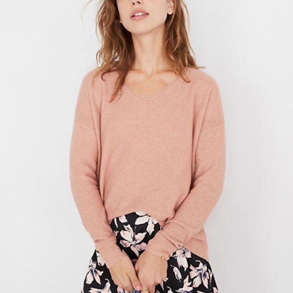 MADEWELL Kimball Pullover Sweater Merino Wool Alpaca Scoop Neck Size Medium - Picture 1 of 9